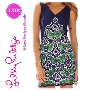 New Lilly Pulitzer Jungles Flower Embroidery Dress